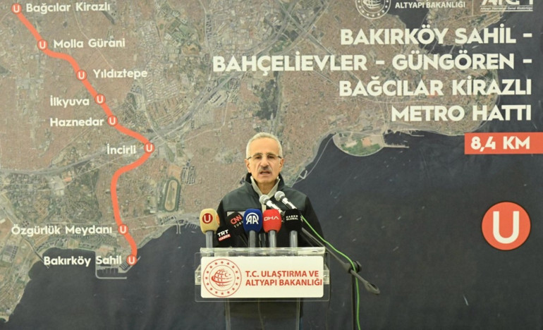 Dev yatırım Bakırköy-Kirazlı Metro Hattı yarın açılıyor