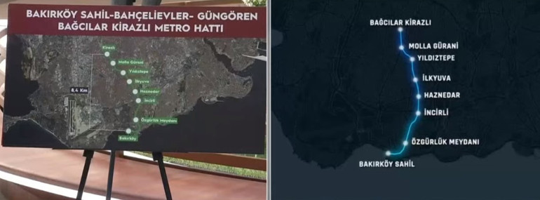 Bakırköy-Kirazlı metro hattı açılıyor Günde 1 milyon yolcu taşıyacak