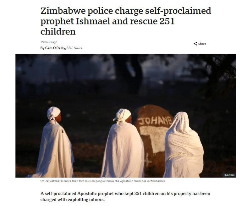 Peygamberliğini ilan eden bir adamın elinden 251 çocuk kurtarıldı