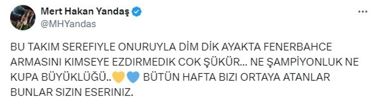 Fenerbahçeli futbolculardan Trabzondaki maç sonunda paylaşımlar