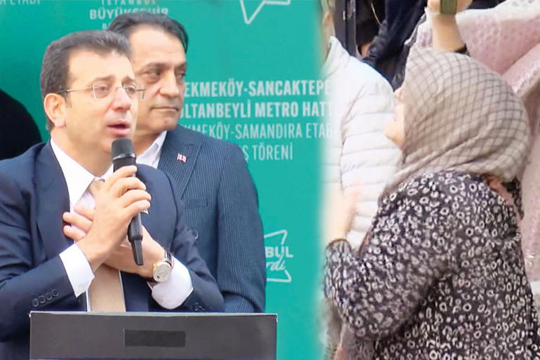 İmamoğlu’na Kuran göstermek