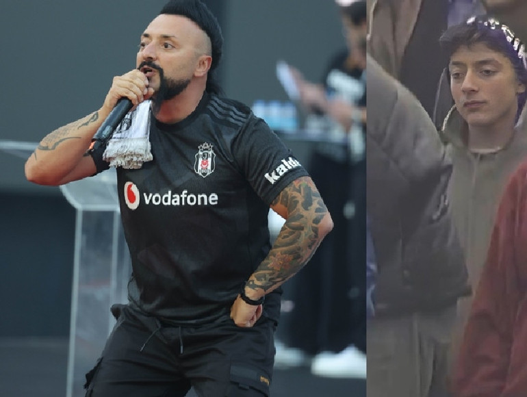 Başında Beşiktaş şapkası, üstünde delik deşik mont... Tribündeki o genci şimdi milyonlar dinliyor