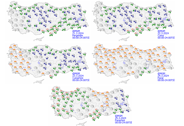 Mart ayının sonunda kar sürprizi: Ankarada etkili oldu... Meteorolojiden yeni hava durumu raporu