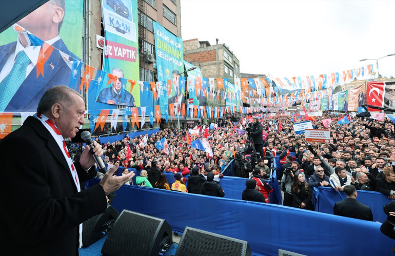 AK Parti Karabük mitingi... Cumhurbaşkanı Erdoğan: CHP-DEM ittifak yok diyor, ortak aday çıkarıyorlar