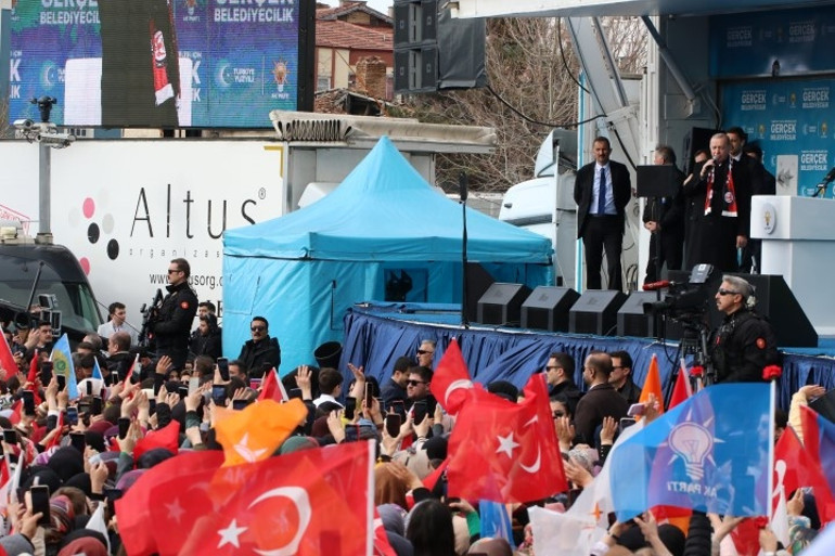 AK Parti Çorum mitingi... Cumhurbaşkanı Erdoğan: Muhalefet mi kartel mi belli değil