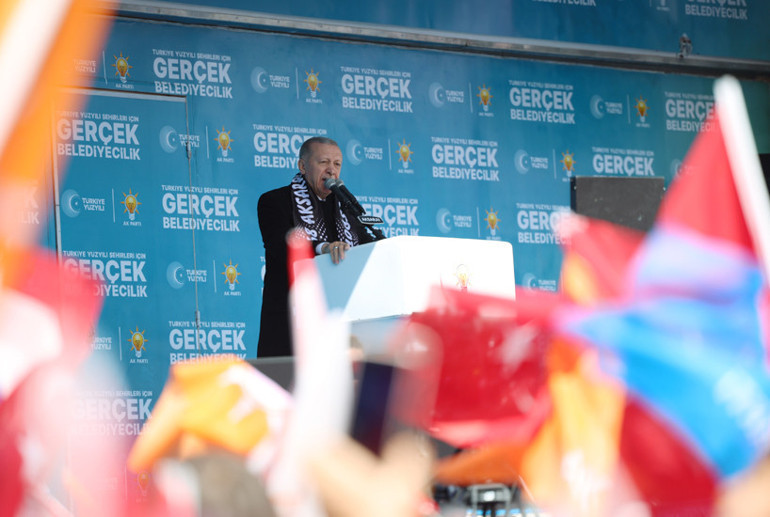 AK Parti Aksaray mitingi... Cumhurbaşkanı Erdoğan: Öncelik enflasyonu düşürmek
