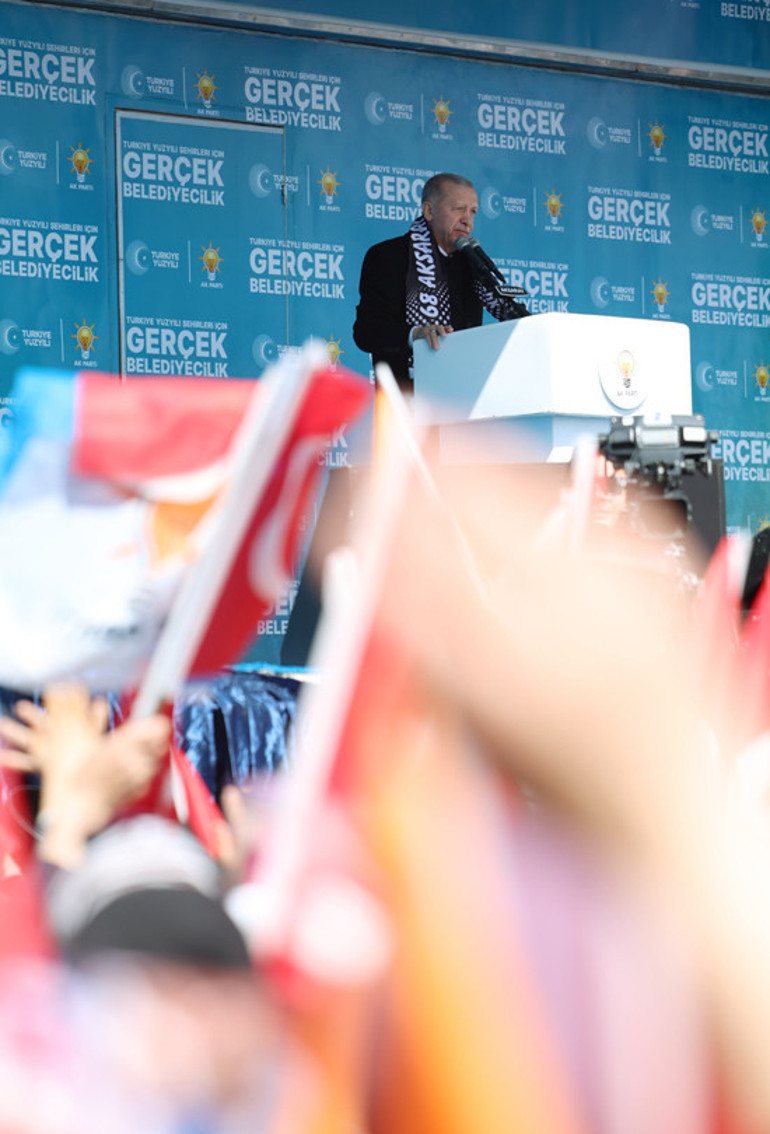 AK Parti Aksaray mitingi... Cumhurbaşkanı Erdoğan: Öncelik enflasyonu düşürmek