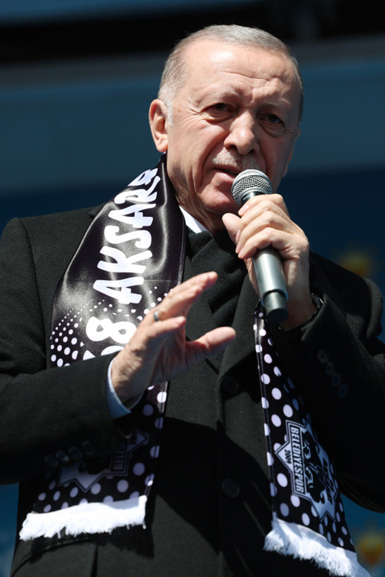 AK Parti Aksaray mitingi... Cumhurbaşkanı Erdoğan: Öncelik enflasyonu düşürmek
