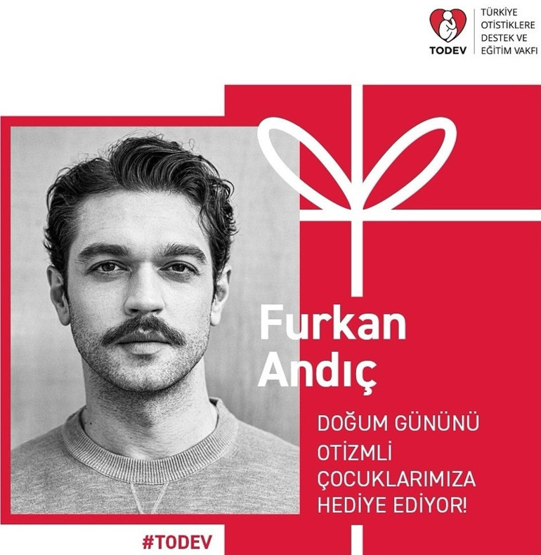 Furkan Andıç doğum gününü bağışladı
