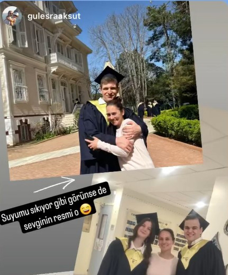 Usta oyuncunun büyük gururu Kızım onur belgesiyle mezun oldu