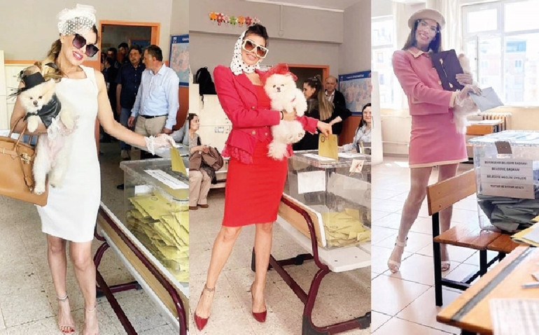 Ünlülerin sandık heyecanı