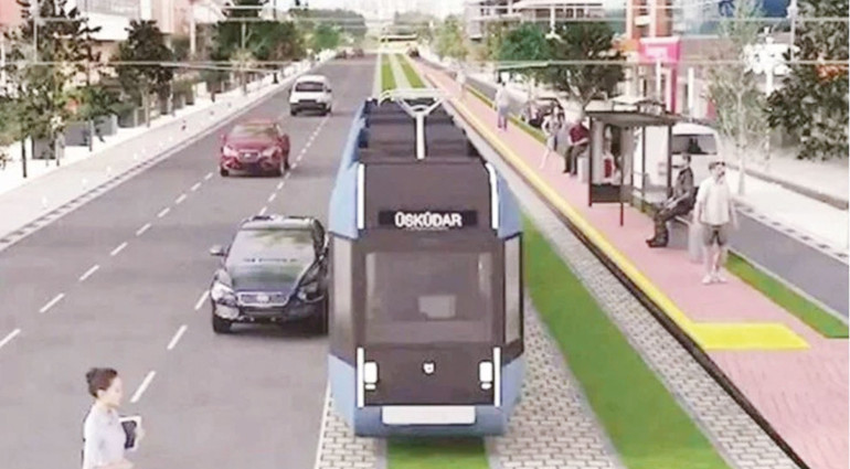 Anadolu Yakası’nda tramvay heyecanı