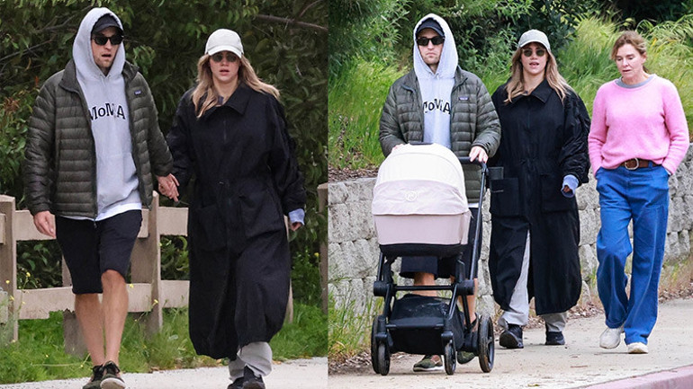 Ünlü çiftten ilk bebek fotoğrafı geldi: Dünyaya hoş geldin meleğim