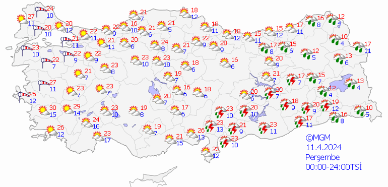 Bugün hava nasıl olacak Bayramın 2. günü İstanbulda yağmur var mı Meteoroloji 11 Nisan hava durumu tahminlerini il il yayınladı: 2 ile kuvvetli sağanak geliyor...