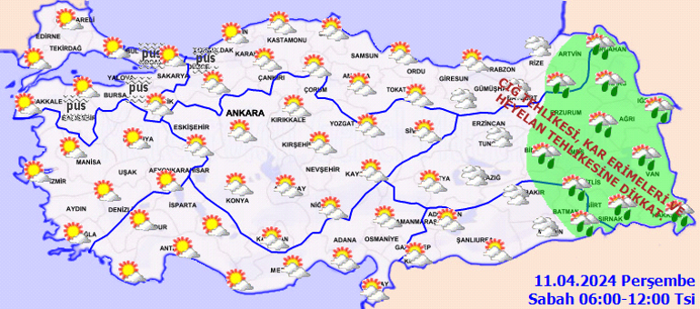 Bugün hava nasıl olacak Bayramın 2. günü İstanbulda yağmur var mı Meteoroloji 11 Nisan hava durumu tahminlerini il il yayınladı: 2 ile kuvvetli sağanak geliyor...