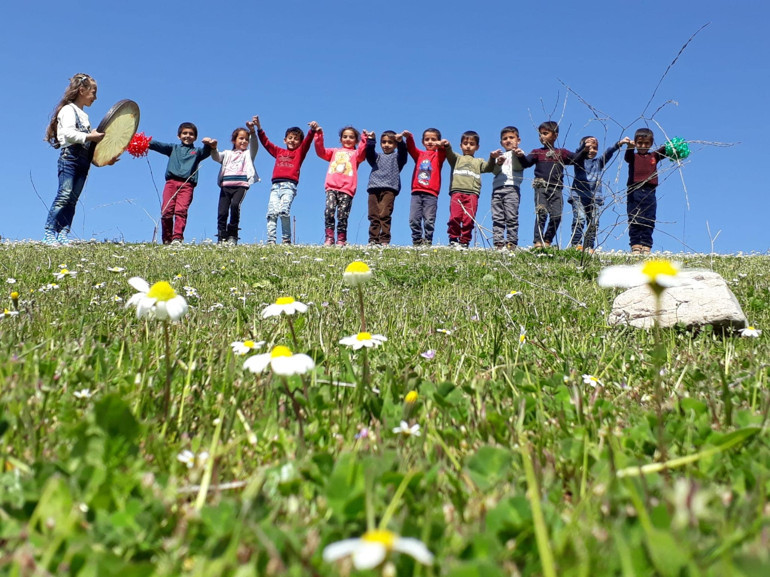 Bu sınıfın çatısı ‘gökyüzü’