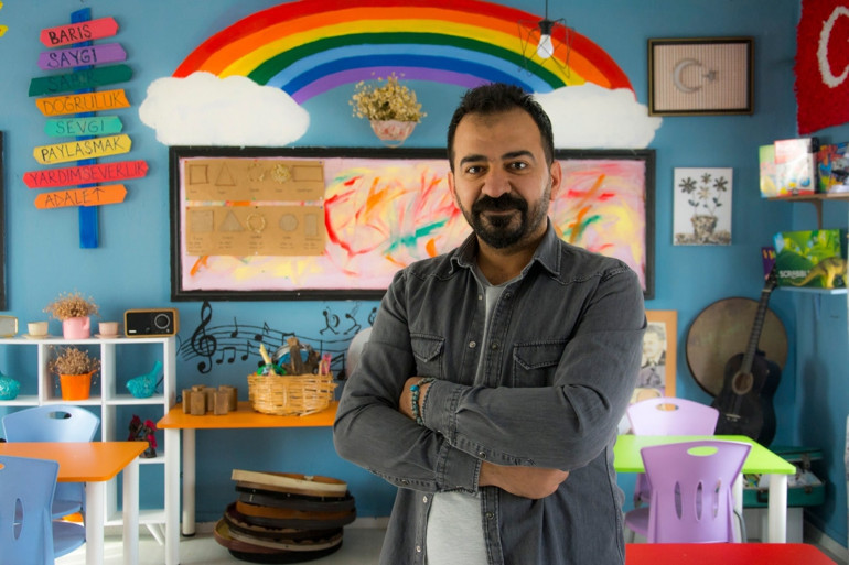 Bu sınıfın çatısı ‘gökyüzü’