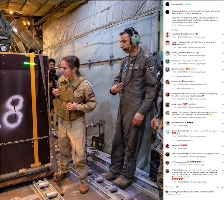 Ürdünde tüm gözler ona çevrildi: Prenses savaşa katılacak mı