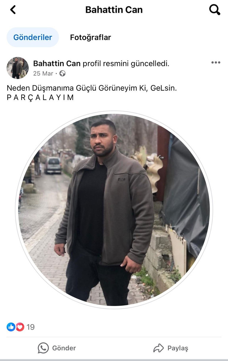 Çatalcada eşi Asya Canı katletmişti Cani suç makinesi çıktı... Sosyal medya paylaşımları kan dondurdu