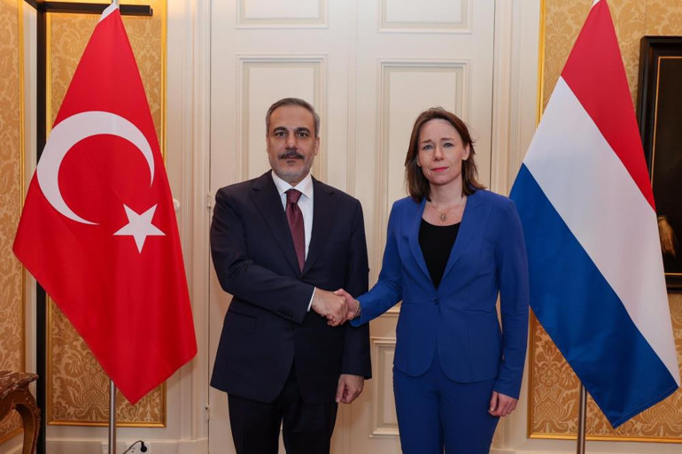 Dışişleri Bakanı Fidan, Hollanda Başbakanı Rutte ile görüştü