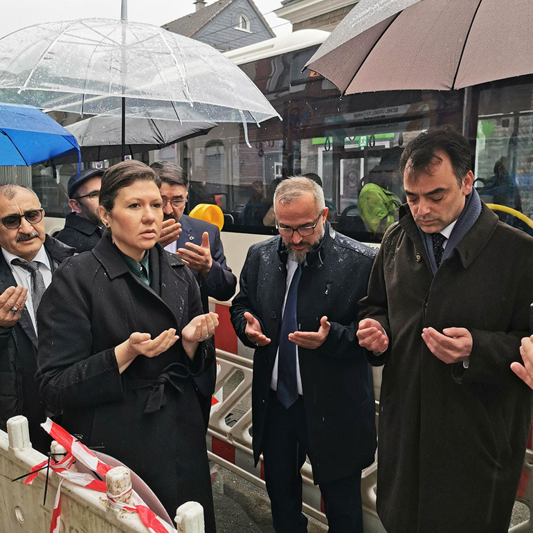 Seda Gören Bölük, Solingen kurbanlarını ziyaret etti