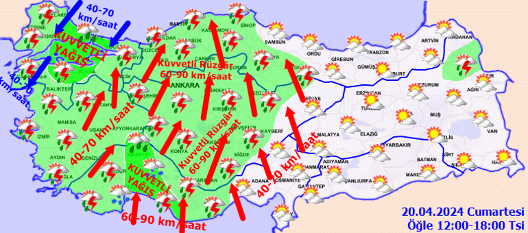 Meteorolojiden yeni hava durumu raporu... Kuvvetli yağış ve fırtına etkili oluyor: Ağaçlar devrildi, çatı uçtu