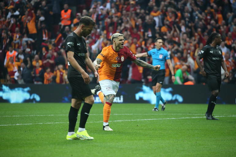 Mauro Icardinin gecesi Galatasaray - Pendikspor maçında hem iki başardı hem tarihe geçti