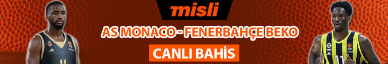 Euroleaguede play-off heyecanı CANLI YAYINLA Mislide Monaco-Fenerbahçe bilinmesi gerekenler, iddaa oranları, son gelişmeler...