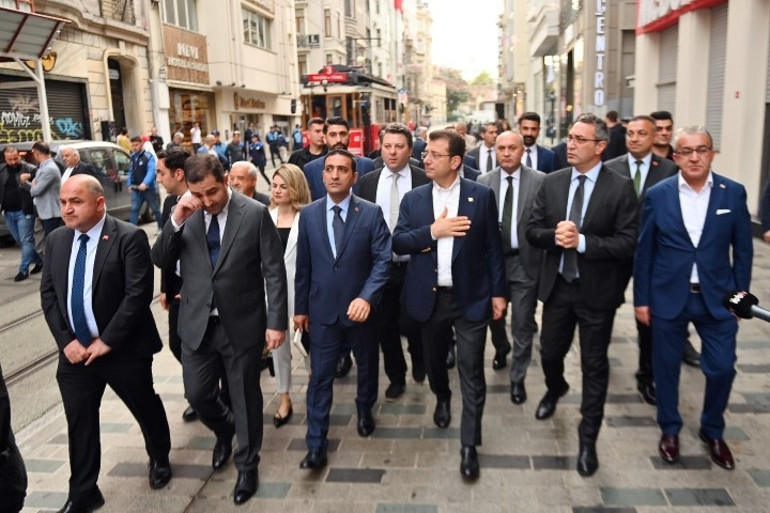 Ekrem İmamoğlundan Beyoğlu ziyareti: Burada yapacağımız çok işimiz var