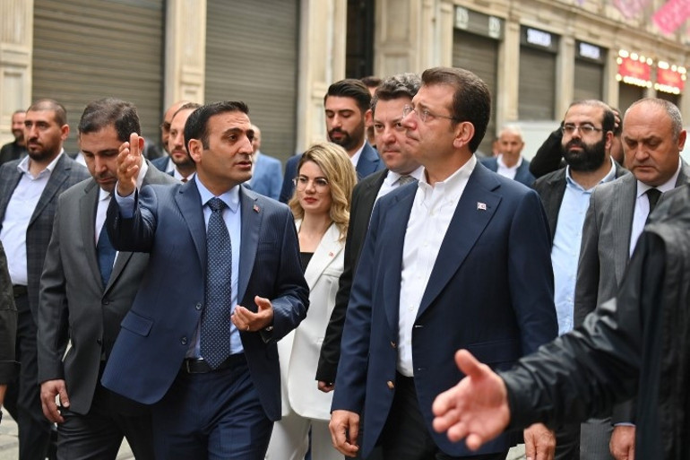Ekrem İmamoğlundan Beyoğlu ziyareti: Burada yapacağımız çok işimiz var