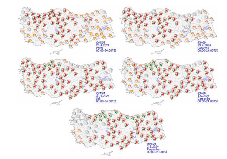 Meteoroloji sarı kodla alarm vermişti... Sağanak ve doluyla yollar göle döndü