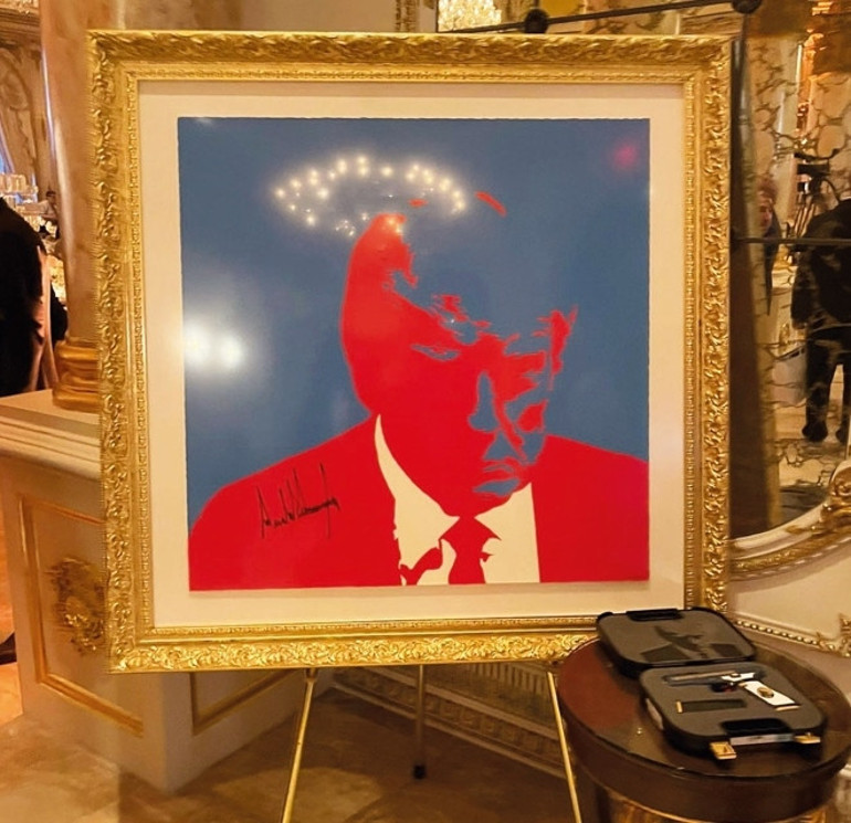 Florida’da Trump’ın davetine katıldı