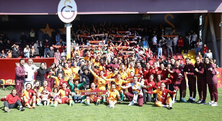 Galatasaray Kadın Futbol Takımı, şampiyonluk için sahaya çıkıyor