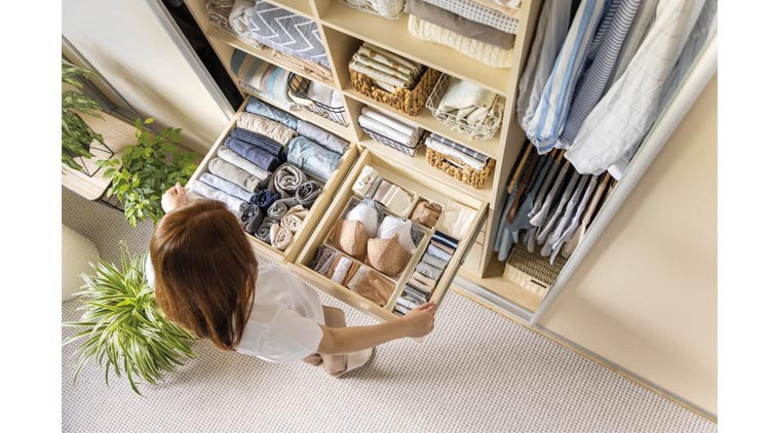 Ayır, as, katla, yerleştir