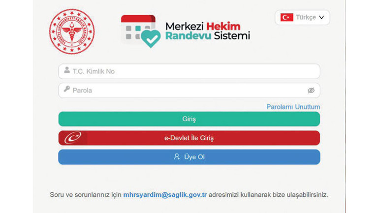Adım adım yeni randevu sistemi