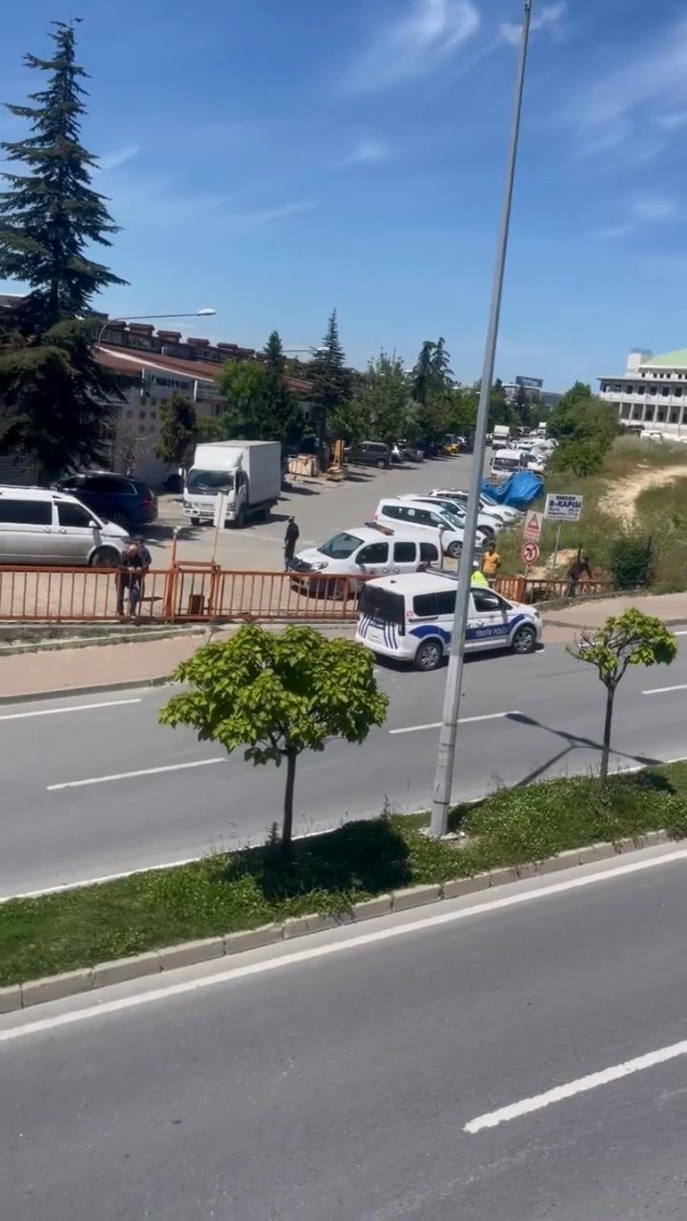 Başakşehirde el yapımı bomba paniği Çok sayıda ekip sevk edildi