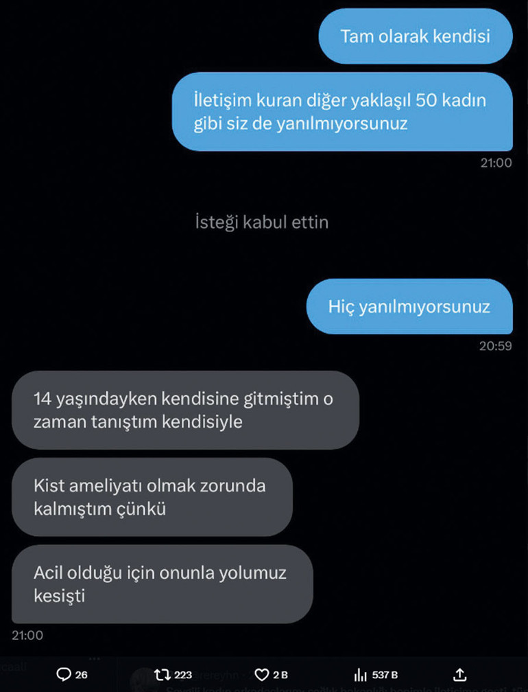 Sosyal medyada ‘X’ doktor travması