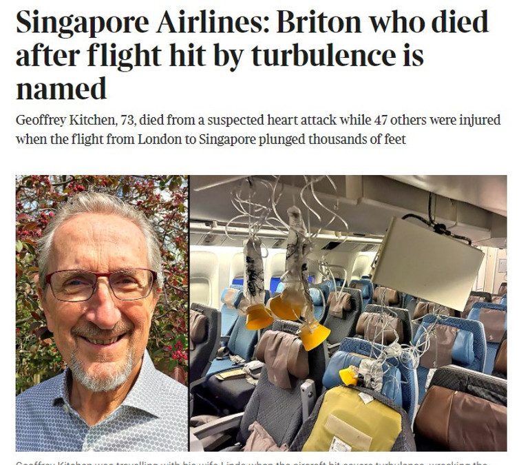 Havada cehennemi yaşadılar Şiddetli türbülansa giren yolcu uçağından gelen görüntüler kan dondurdu