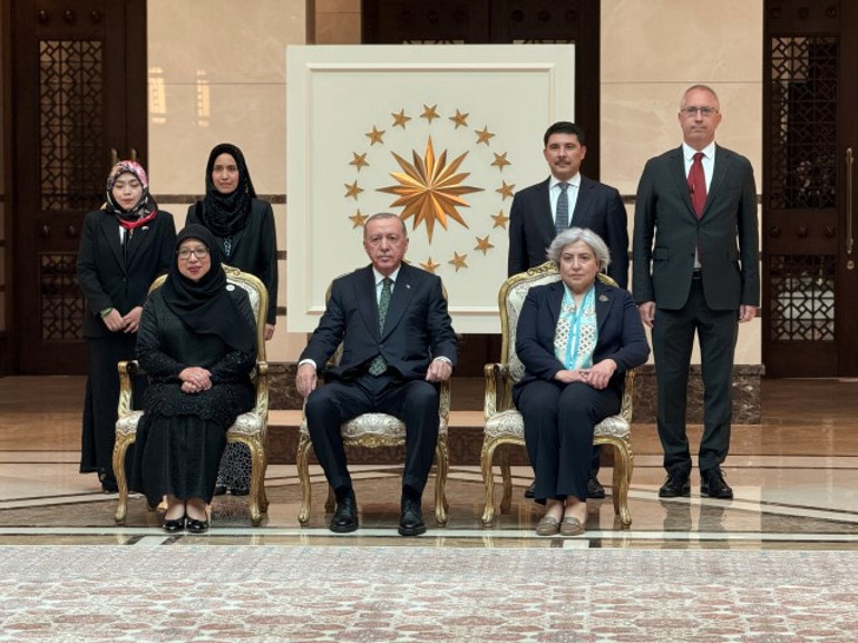 3 ülkenin büyükelçisinden Cumhurbaşkanı Erdoğana güven mektubu