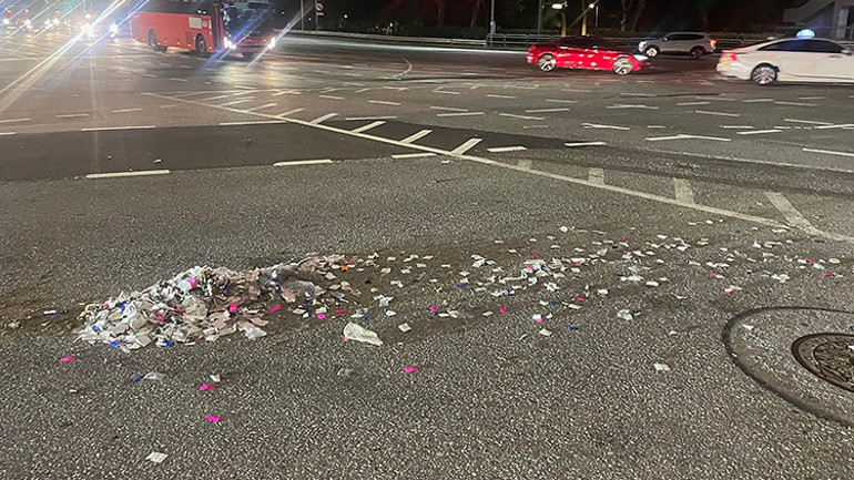 Kuzey Kore, Güney Kore sınırına balonlarla çöp gönderdi