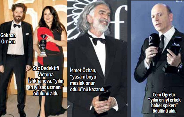 Ödül gecesine damga vuran kıyafet