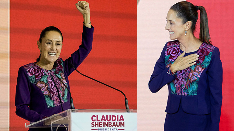 En kanlı seçim ezici zaferle bitti… Ülke tarihinin ilk kadın başkanı Claudia Sheinbaum aldığı oyla da tarihe geçti