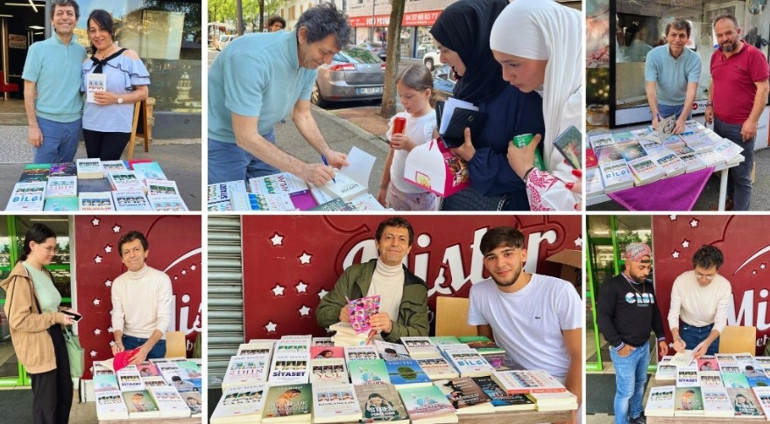 Manaf, Avrupa’daki imza günlerinde kitapseverlerle buluştu