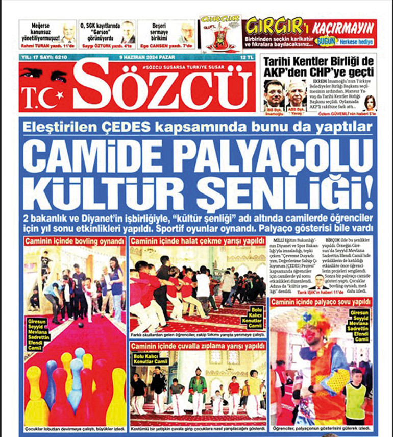 Camide palyaçolu çocuk eğlencesine bayıldım