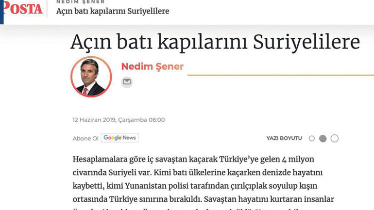 Türkiye, Avrupa’ya gitmek isteyen sığınmacılara Batı kapılarını yine açmalı