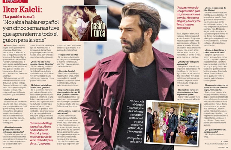 Aşkını İspanya’ya anlattı Sıla harika bir kadın