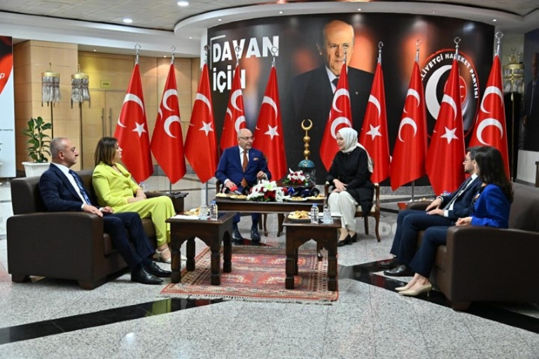 Siyasi partilerde bayramlaşma ziyaretleri