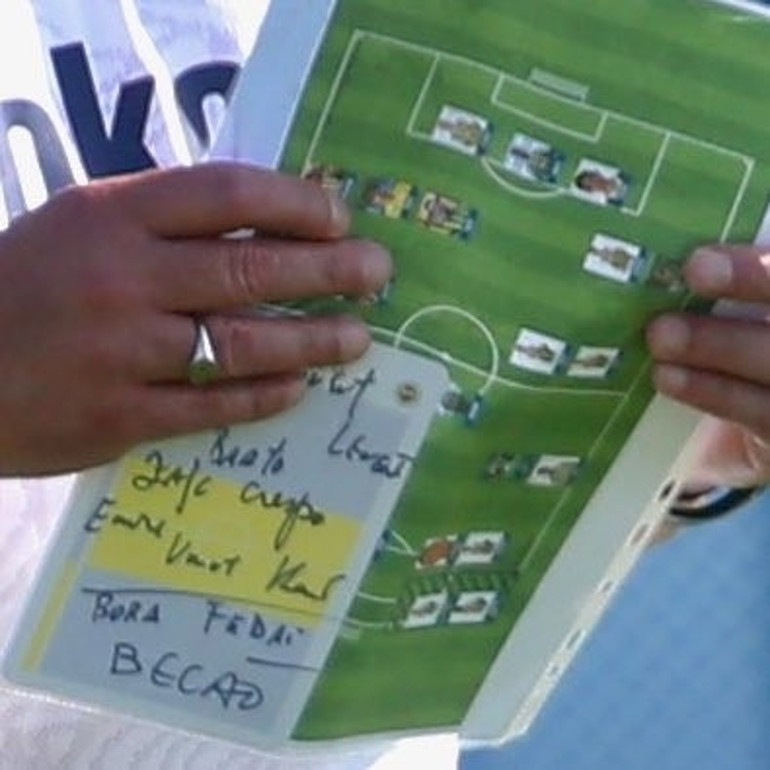 Fenerbahçede Mourinhonun elindeki dosya dikkat çekti Oyuncu isimleri ve taktik diziliş...