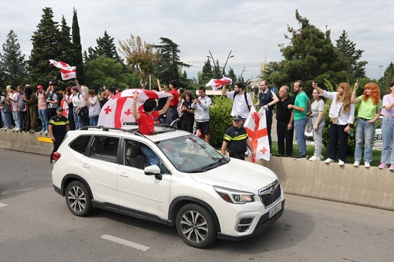 Gürcistan Milli Takımına ülkesinde coşkulu karşılama EURO 2024 Son 16da elenmişlerdi...