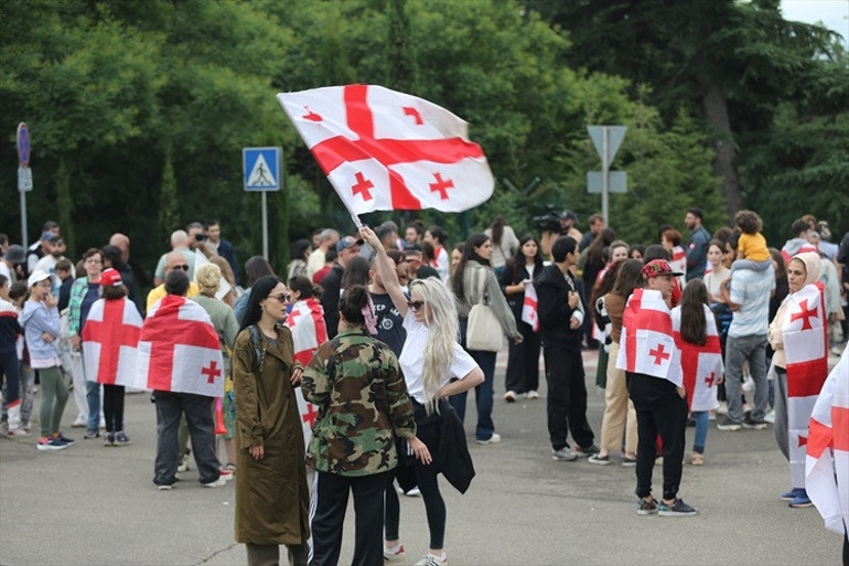 Gürcistan Milli Takımına ülkesinde coşkulu karşılama EURO 2024 Son 16da elenmişlerdi...